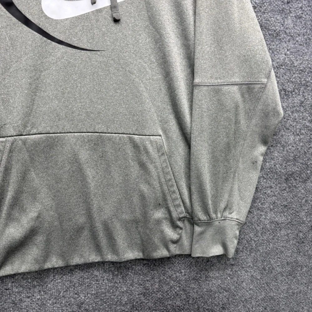 Nike Dri-FIT Hoodie Mens XL Gray Long Sleeve Football Moisture‎ Wicking Running